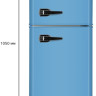 Холодильник с верхней морозильной камерой HARPER HRF-T120M (голубой)