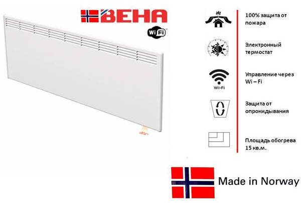 Конвектор Beha PV 15 Wi-Fi