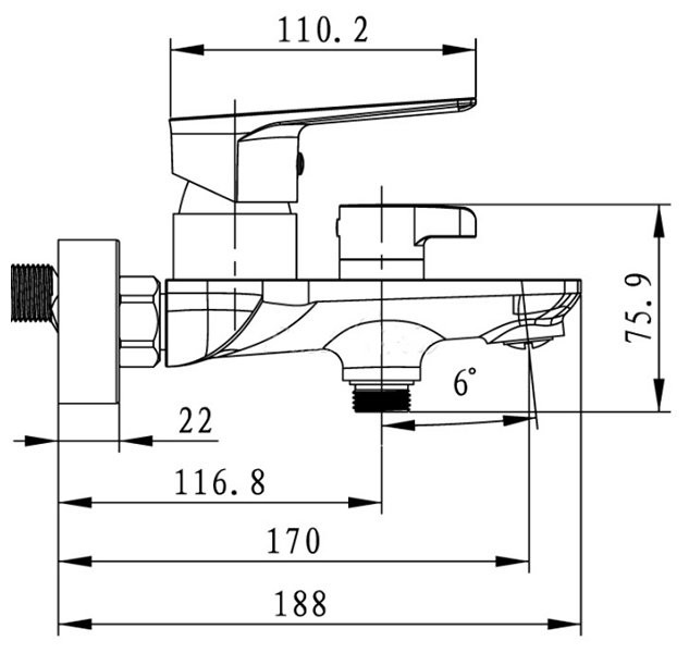 Смеситель Kaiser Glory 69022