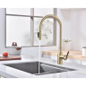 Смеситель Paulmark Iniversal Un213880-SBG (золото/светлое брашированное золото)