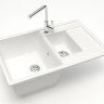 Кухонная мойка Marrbaxx Карельский камень модель 210/G31 (белый)