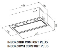 Вытяжка Meferi INBOX60WH Comfort Plus