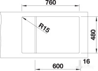 Кухонная мойка Blanco Elon XL 6 S 524844 (антрацит)