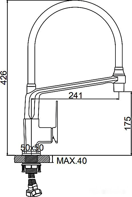 Смеситель Ledeme L4078B-2