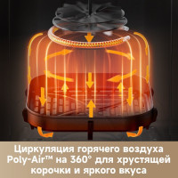 Аэрогриль Dreame Trouver Air Fryer FD10 Pro VFF12A (черный)