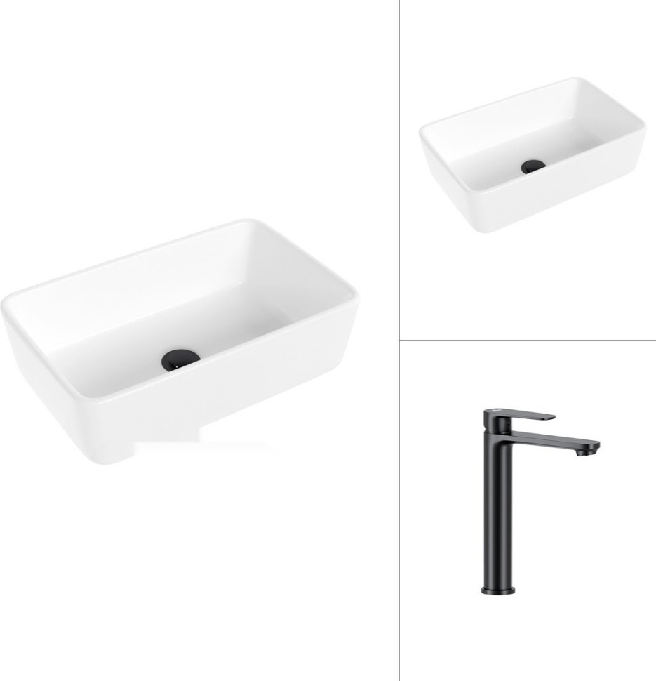 Умывальник Lauter 21674A + Moon 21СК8691BS