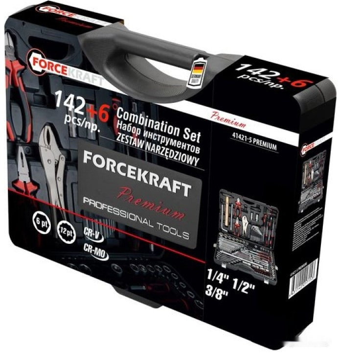 Универсальный набор инструментов ForceKraft FK-41421-5 Premium (148 предметов)