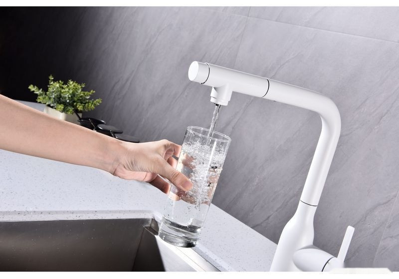 Смеситель Paulmark Viper Vi213105-431 (белый/белый матовый)