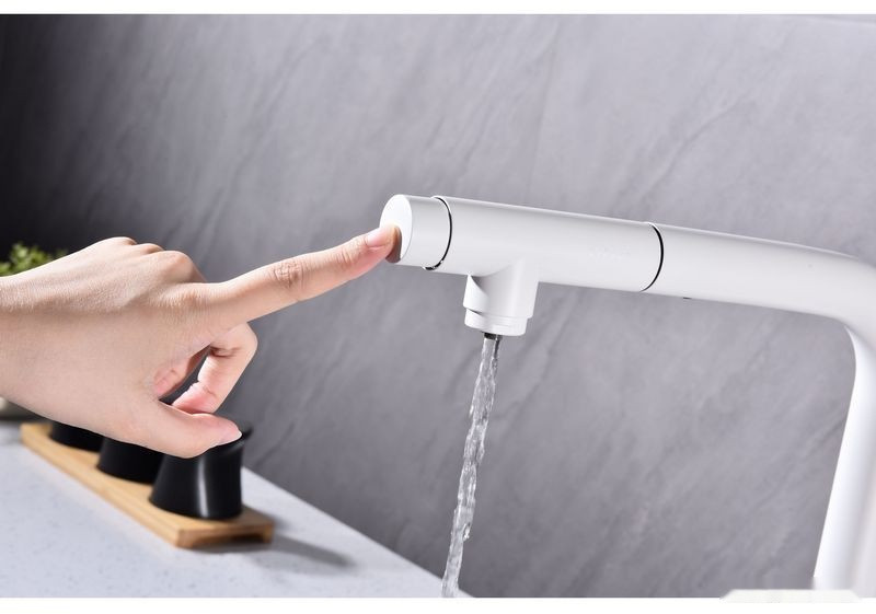 Смеситель Paulmark Viper Vi213105-431 (белый/белый матовый)