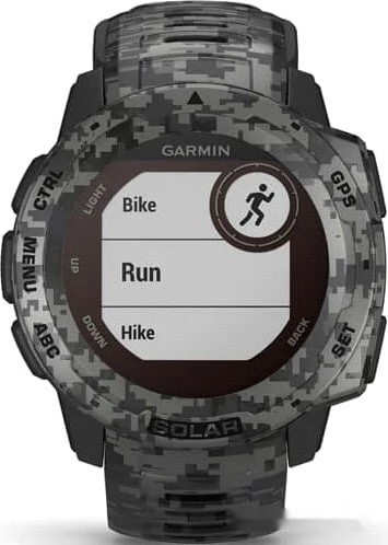 Умные часы Garmin Instinct Solar Camo Edition (графит)