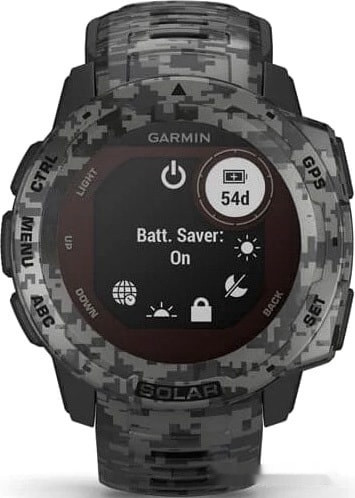 Умные часы Garmin Instinct Solar Camo Edition (графит)