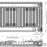 Радиатор Лидея ЛК 11-508 тип 11 500x800