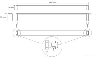 Держатель для полотенца Bemeta Gamma 145804042