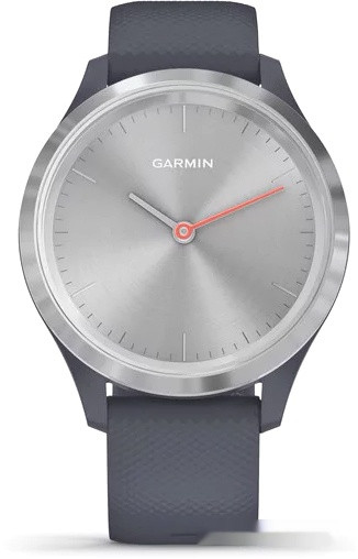 Гибридные умные часы Garmin Vivomove 3S (серебристый/синий)