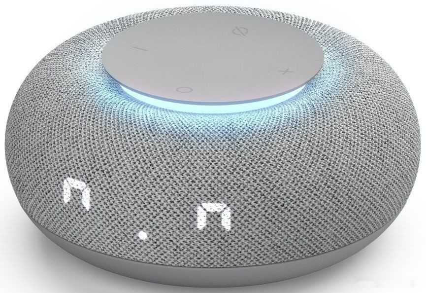 Умная колонка VK Капсула Мини (светло-серый)