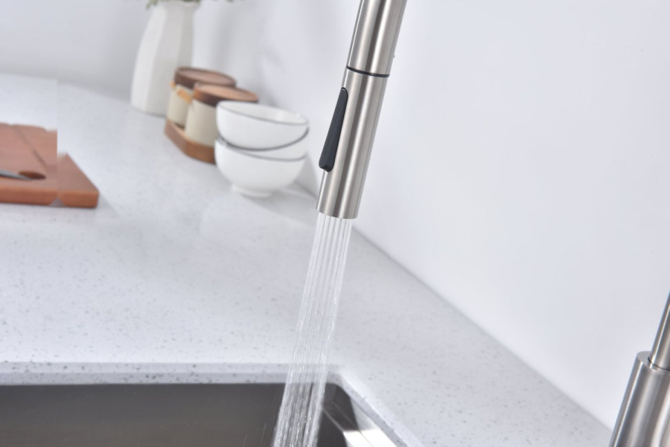 Смеситель Paulmark Senso Se215180-BS (стальной/нержавеющая сталь)