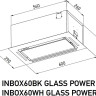 Вытяжка Meferi INBOX60WH Glass Power