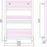 Полотенцесушитель Сунержа Модус 800x500 00-0250-8050