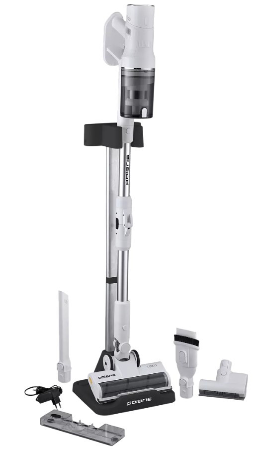 Вертикальный пылесос Polaris PVCS 4010 FusionPRO (белый)