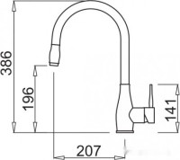 Смеситель Elleci Neva G62 Binaco Antico