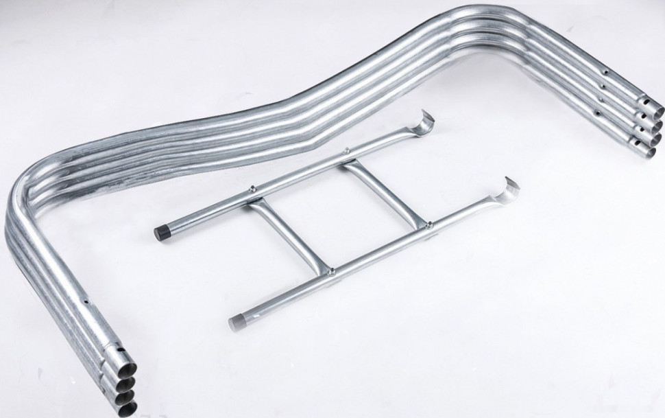 Батут Atlas Sport 252 см - 8ft Basic (с лестницей, зеленый)