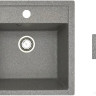 Кухонная мойка БелЭворс Rio + смеситель W74004-9 + дозатор L405-1 (серый/сатин)