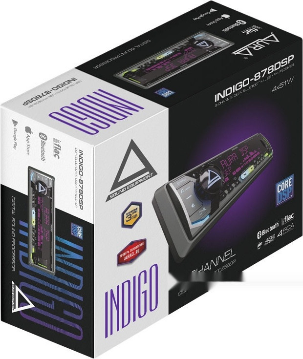 Автомагнитола Aura Indigo-878DSP
