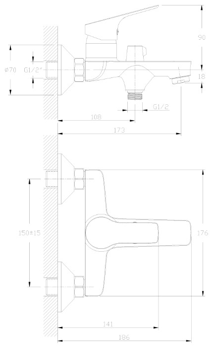 Смеситель Rossinka Silvermix RS29-31