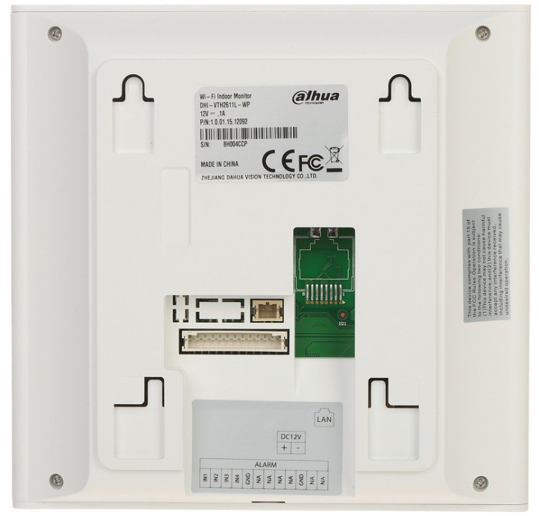 Видеодомофон Dahua DHI-VTH2611L-WP