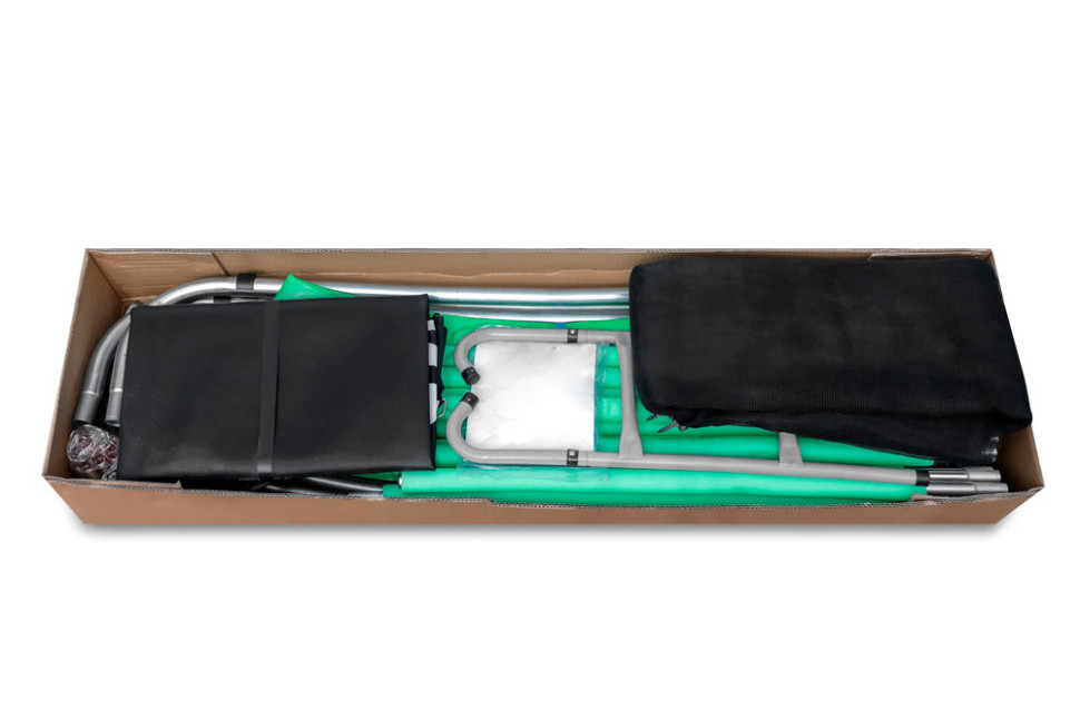 Батут Happy Jump 10ft-i Pro (312 см) с внутренней сеткой и лестницей