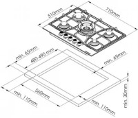 Варочная панель Kuppersberg FS 73 X