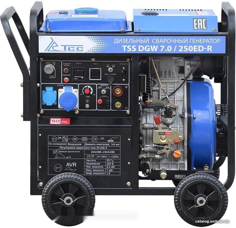 Генератор ТСС DGW 7.0/250ED-R