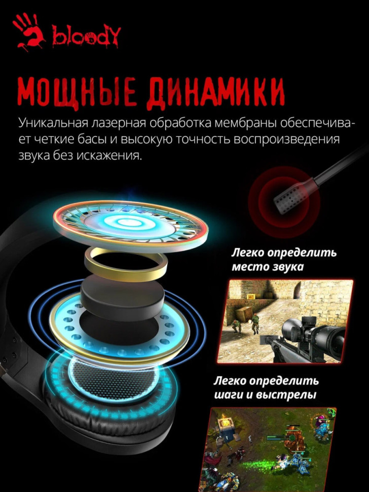 Наушники A4Tech Bloody GR230