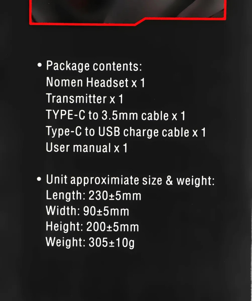 Наушники Redragon Nomen