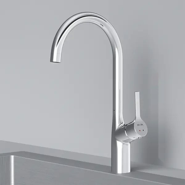 Кухонная мойка Saniteco 6550-R + Spike F9S07000 (хром, с сифоном, дозатором и коландером)