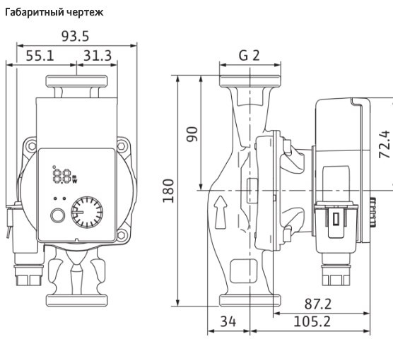 Циркуляционный насос Wilo Yonos Pico 30/1-8 [4215521]