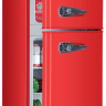 Холодильник с верхней морозильной камерой HARPER HRF-T120M (красный)