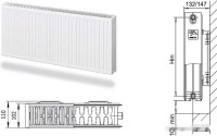 Радиатор Лемакс Compact 22 500x1800