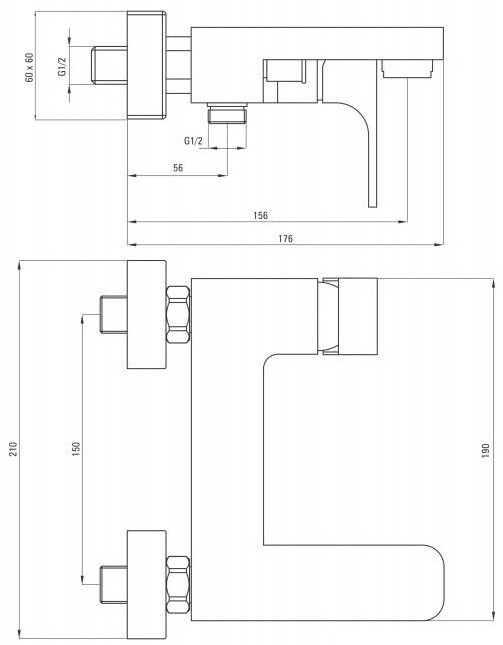 Смеситель Deante Azalia BDA 010M