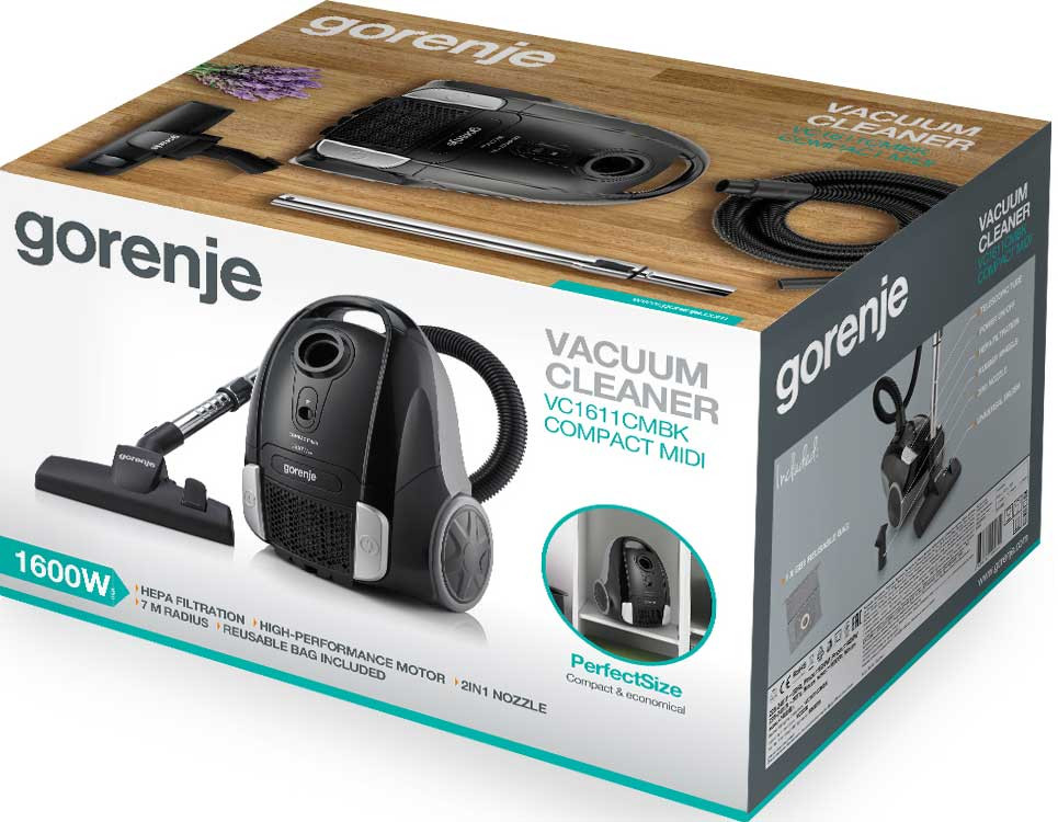 Пылесос Gorenje VC 1611 CMBK