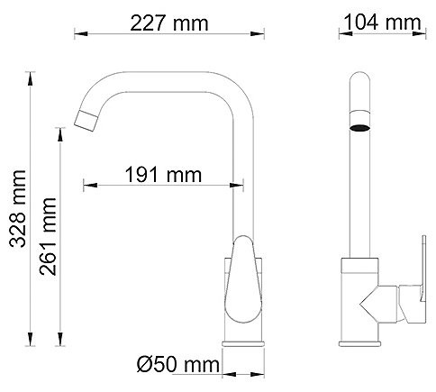 Смеситель Wasserkraft Alz 28807