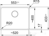 Кухонная мойка Franke MRG 110-52 125.0696.179 (черный матовый)