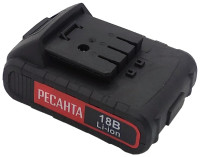 Ударная дрель-шуруповерт Ресанта ДА-18Л-2ЛК-У (с 2-мя АКБ, кейс)