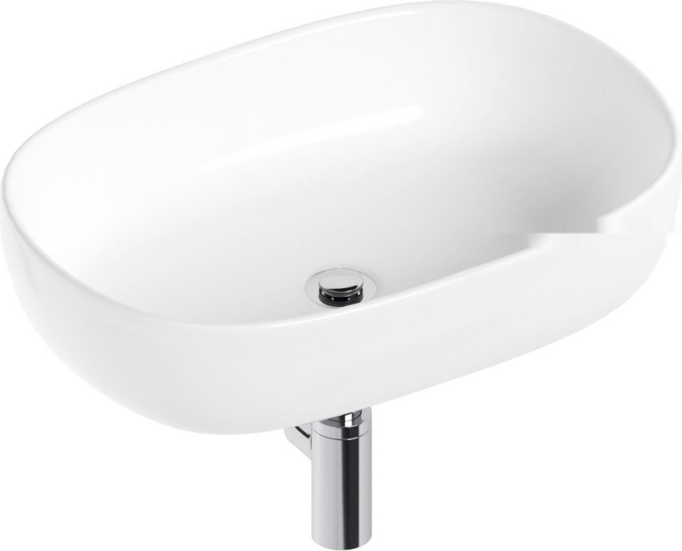 Умывальник Lauter 21836 + клапан 21190CH + сифон 21635CH (хром)