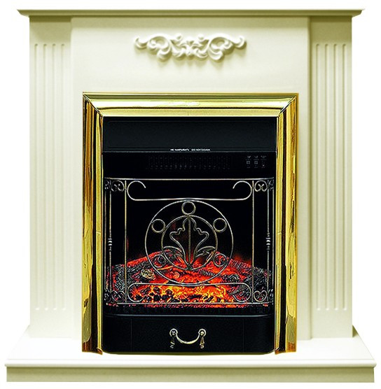 Камин Smolcom Lumsden STD-ASP (белый дуб)