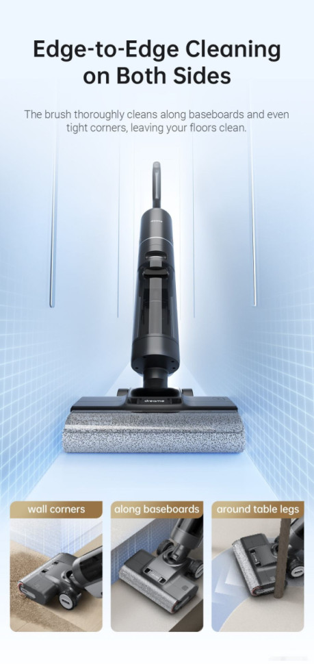 Вертикальный пылесос с влажной уборкой Dreame H13 Pro Wet and Dry Vacuum (международная версия)