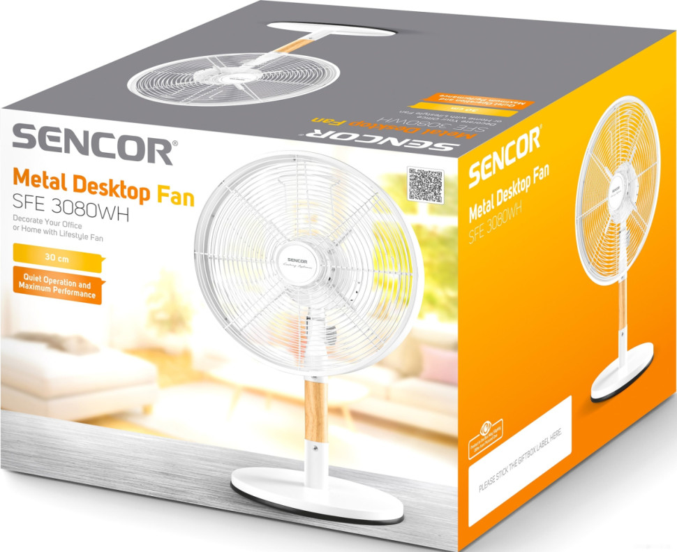 Вентилятор Sencor SFE 3080WH