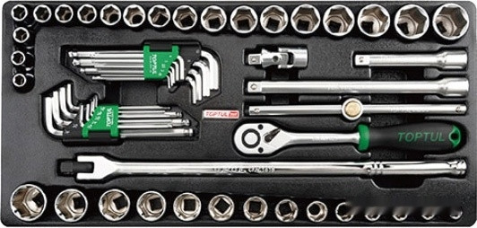 Универсальный набор инструментов Toptul GZC-5702 (57 предметов)