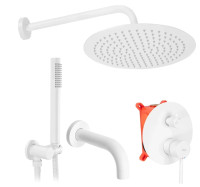 Душевая система Rea Lungo white matt P6611