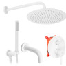 Душевая система Rea Lungo white matt P6611